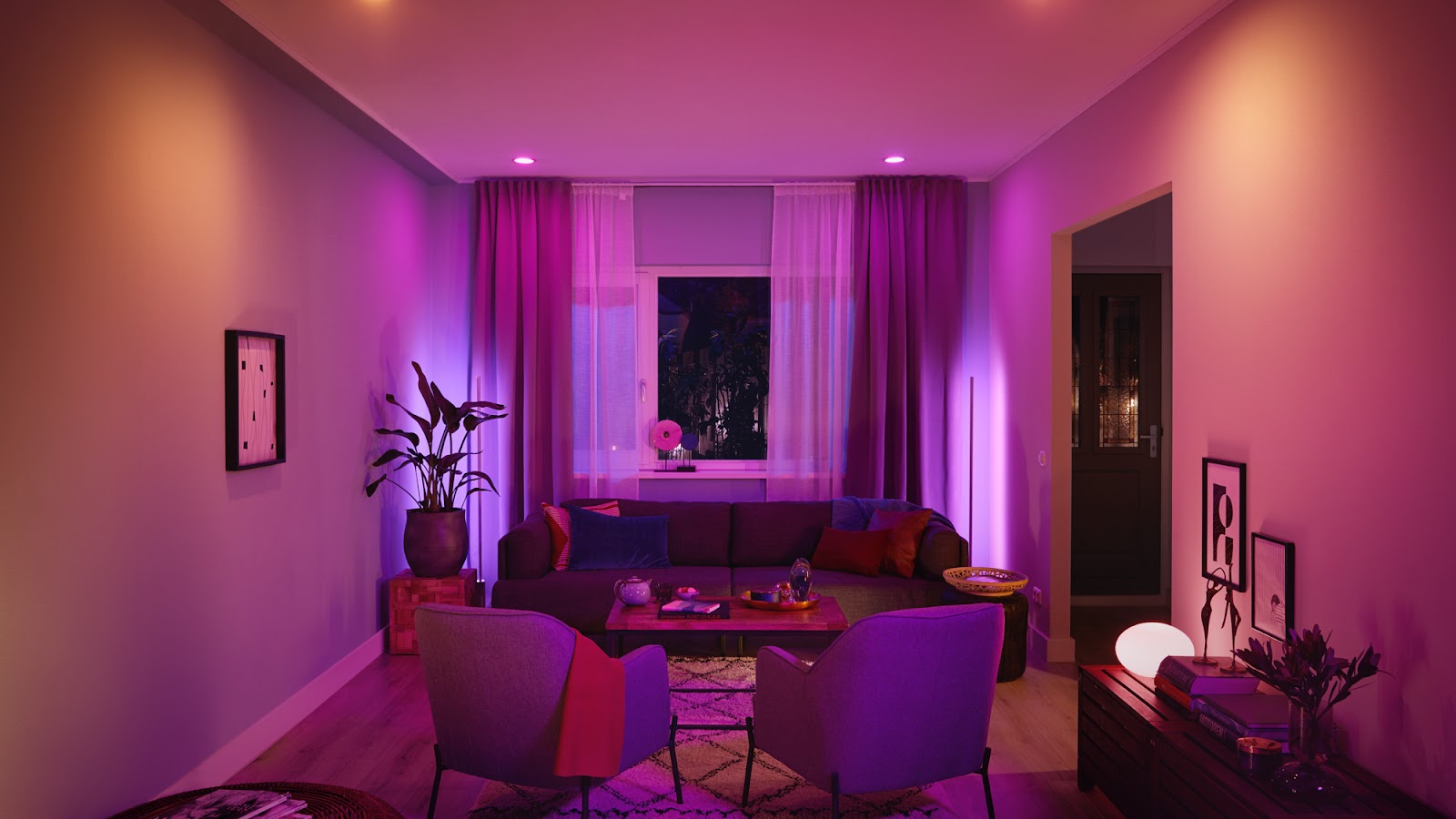 smart home ideas - Philips Hue smart lighting