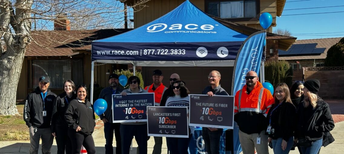 Race Communications Team With Lancaster's First 10Gbps Customers